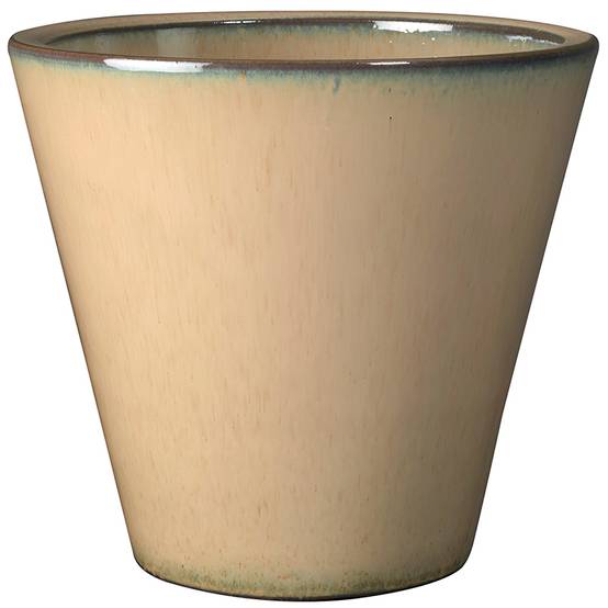 Deroma - Pot terre cuite émaillée beige – DEROMA