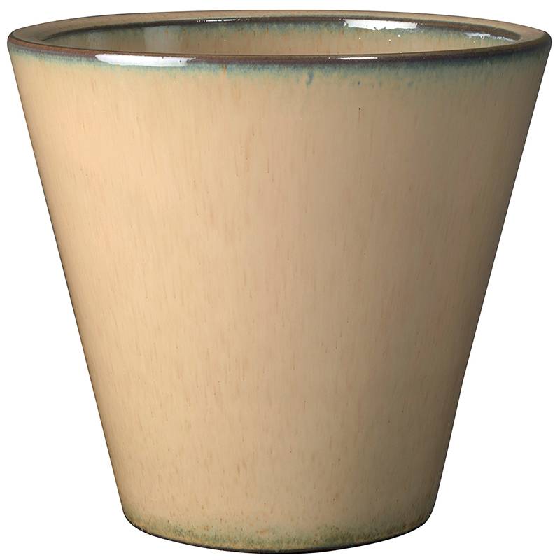 Deroma - Pot terre cuite émaillée beige – DEROMA