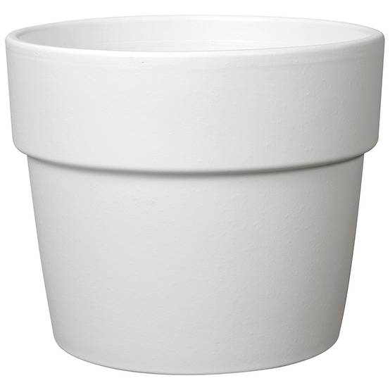 Deroma - Pot Vaso Perfetto BigBand Terre Cuite Epoxy Blanc - DEROMA - Image 1