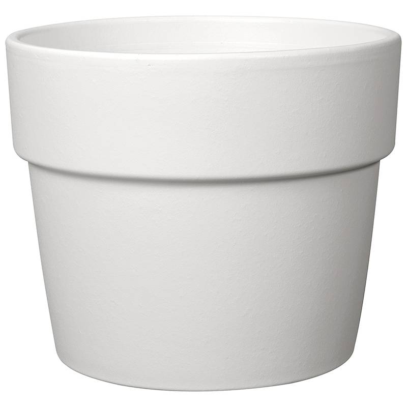 Deroma - Pot Vaso Perfetto BigBand Terre Cuite Epoxy Blanc - DEROMA - Image 1