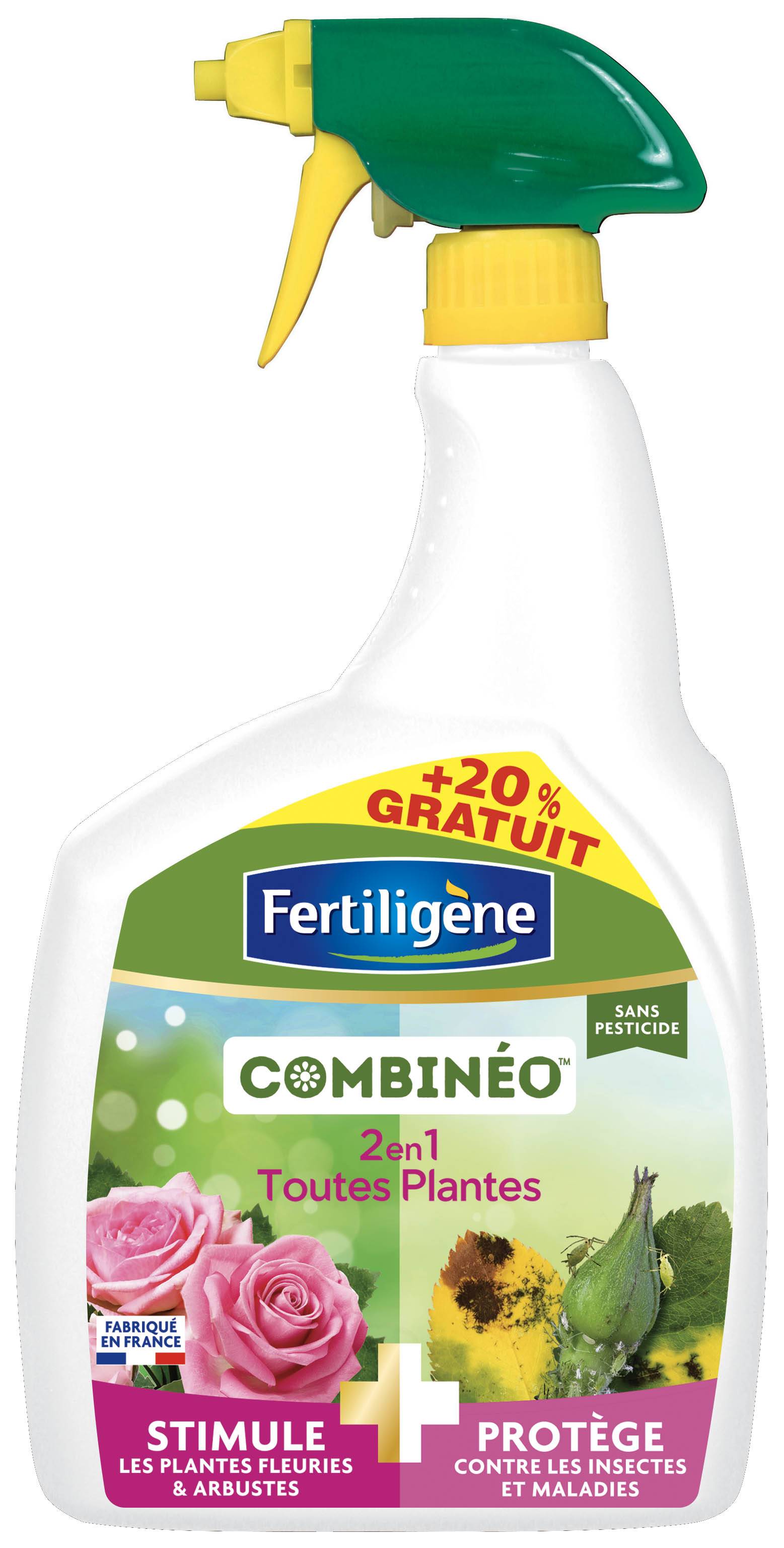 Fertiligène - Combinéo stimule et protège toutes plantes 800ml +20% gratuit