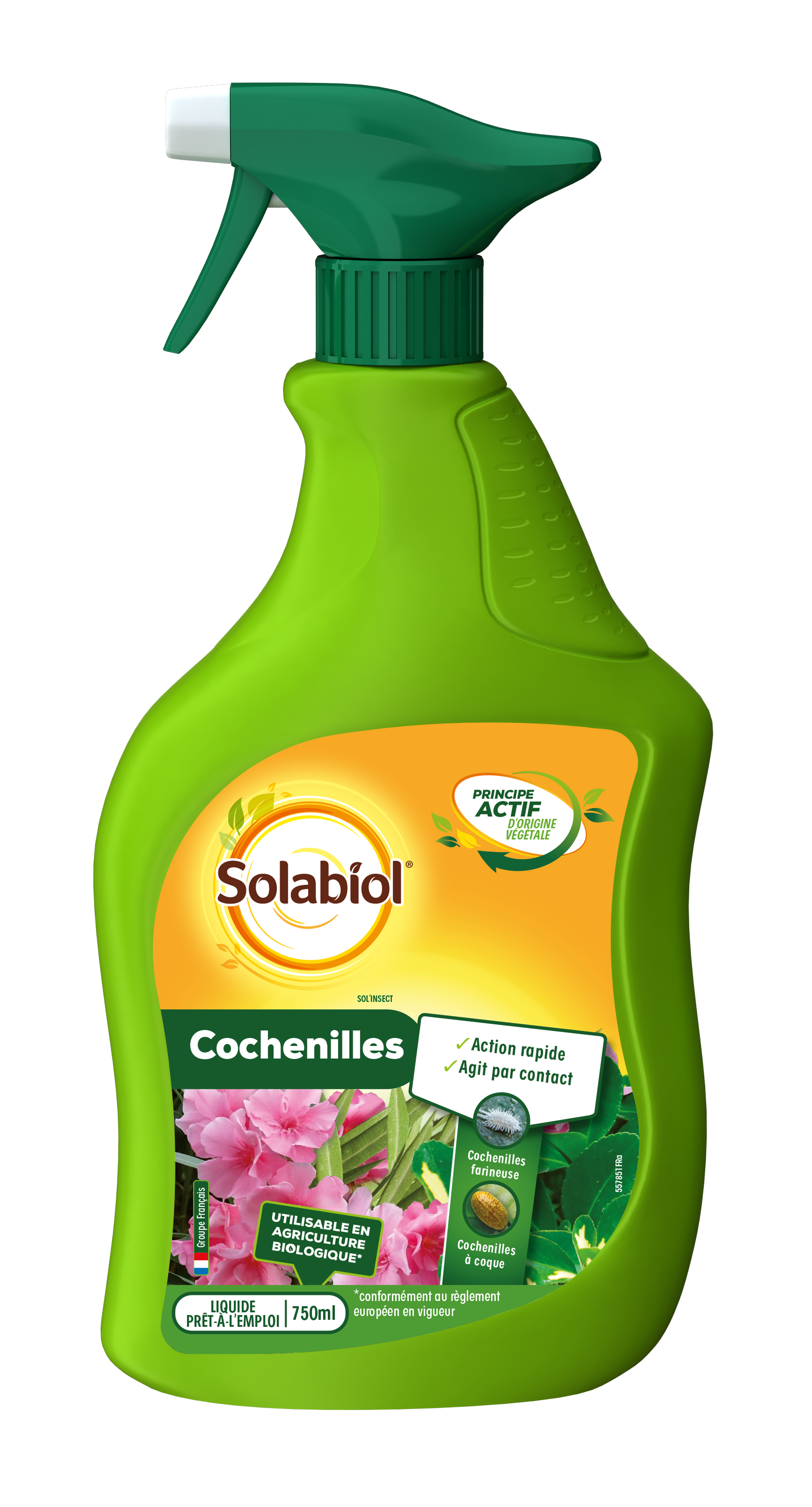 Traitement Cochenilles Pulvérisateur 750 ml - SOLABIOL