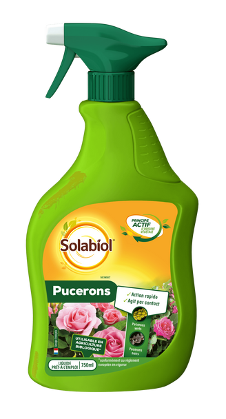 Solabiol - Traitement anti-pucerons prêt à l'emploi 750 ml – SOLABIOL