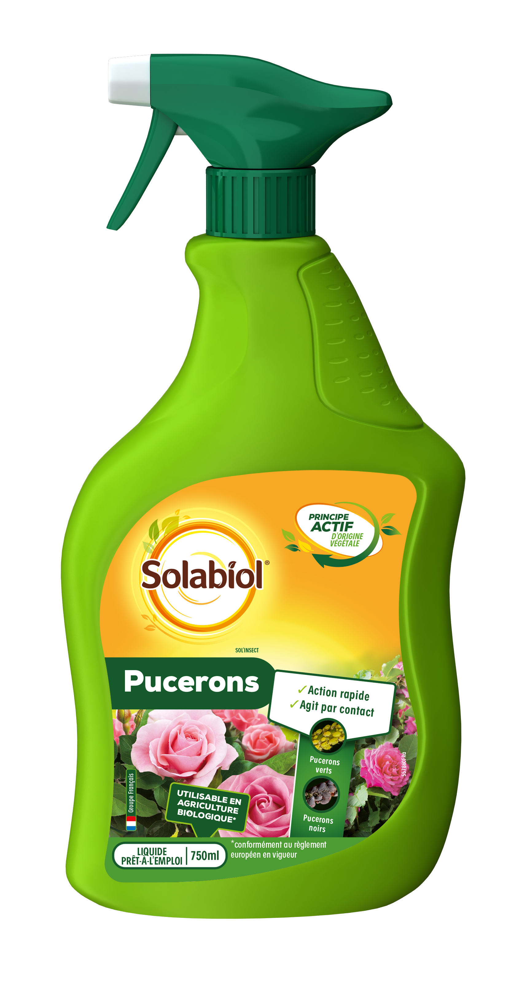 Solabiol - Traitement anti-pucerons prêt à l'emploi 750 ml – SOLABIOL
