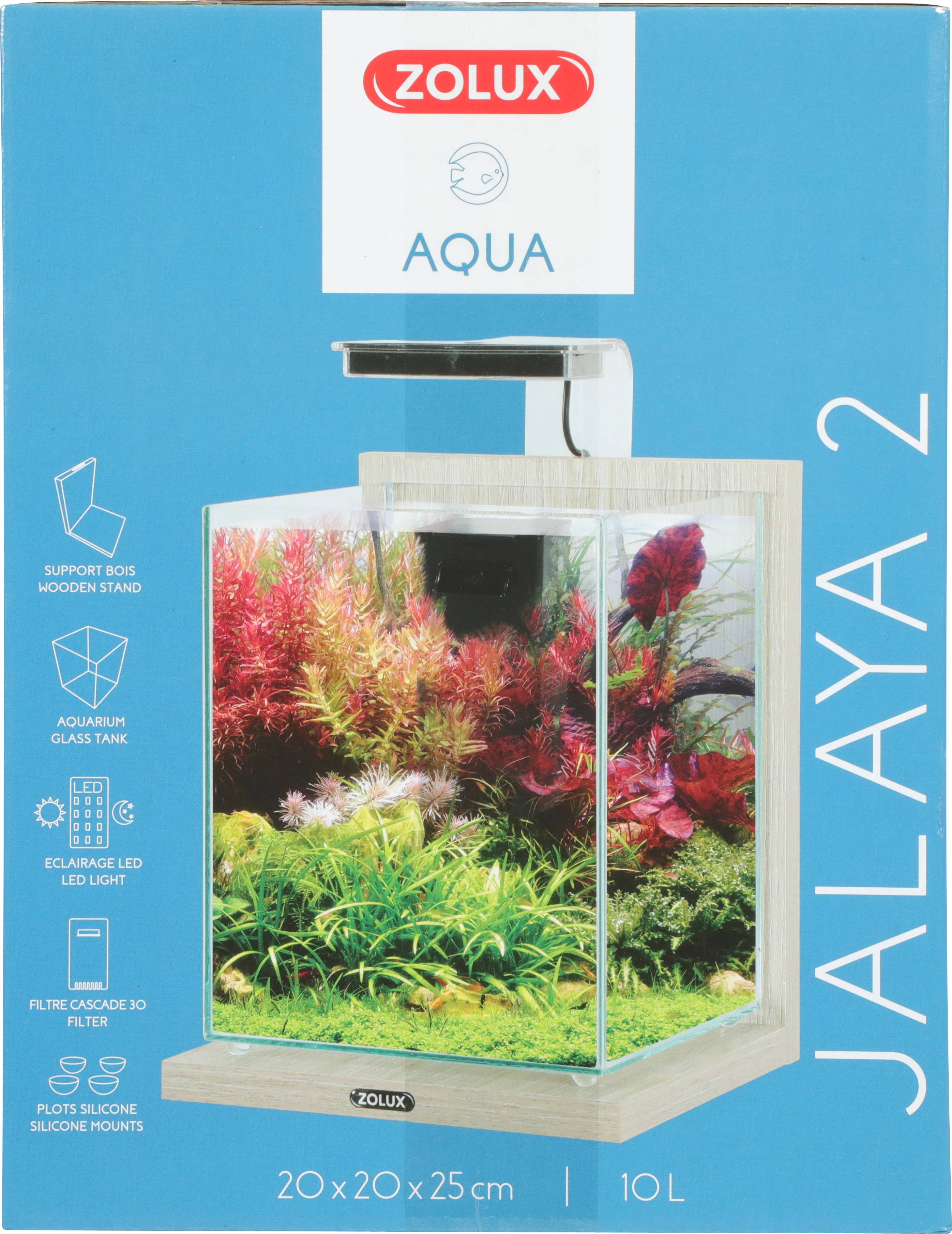 Zolux - Acuario modelo Zebrano madera LED 30 170L/H - ZOLUX