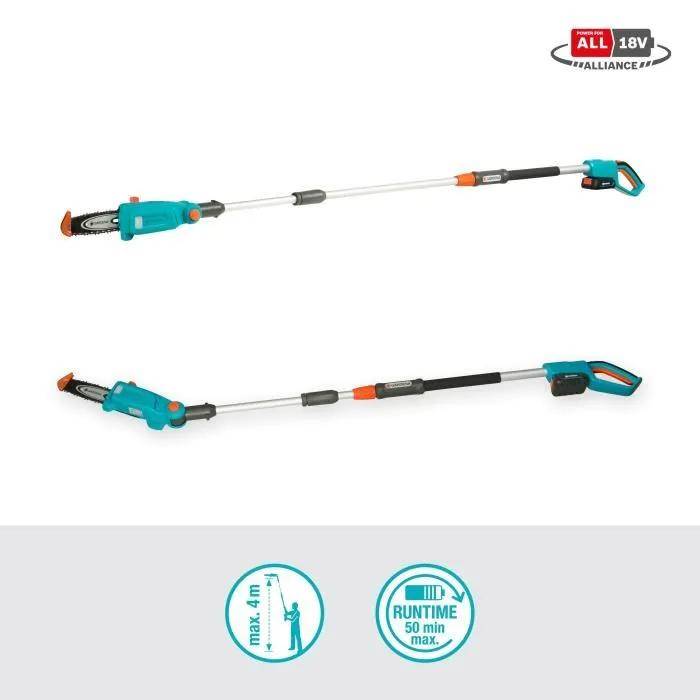 Élagueuse sur perche TCS 20/18V longueur de lame 42 cm - Gardena - Image 8