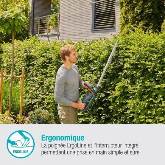 Taille-haies à batterie ComfortCut l.60 cm 18V - Gardena - Image 9