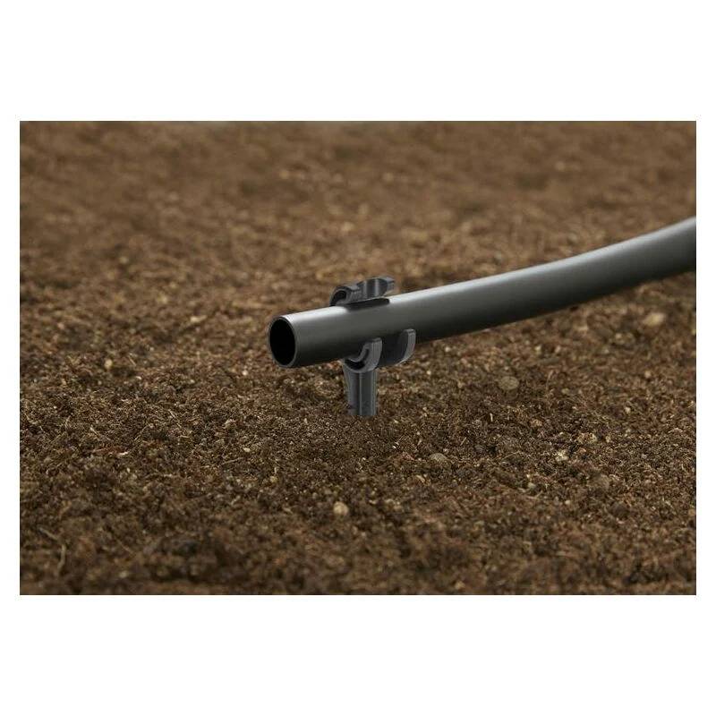 Gardena - Support de tuyau Ø intérieur 13 mm Micro-Drip-System Plastique Noir 20 pièces - Gardena - Imagen 3