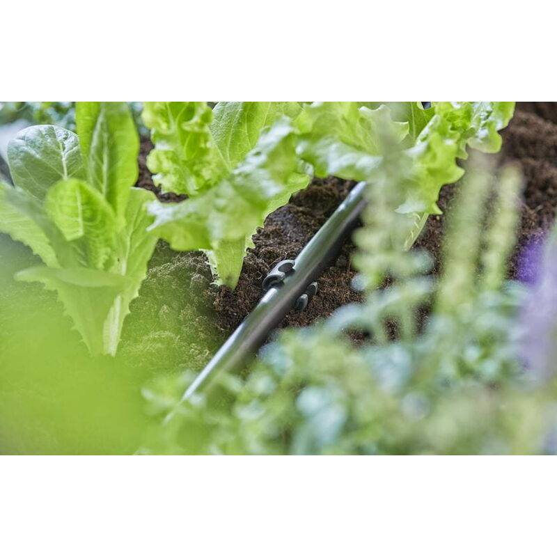 Gardena - Support de tuyau Ø intérieur 13 mm Micro-Drip-System Plastique Noir 20 pièces - Gardena - Imagen 4