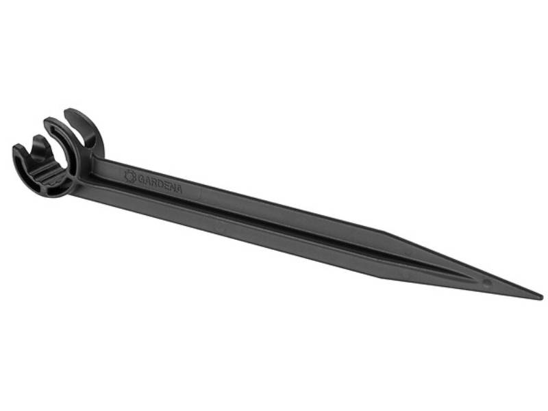 Gardena - Support de tuyau Ø intérieur 13 mm Micro-Drip-System Plastique Noir 20 pièces - Gardena - Imagen 5