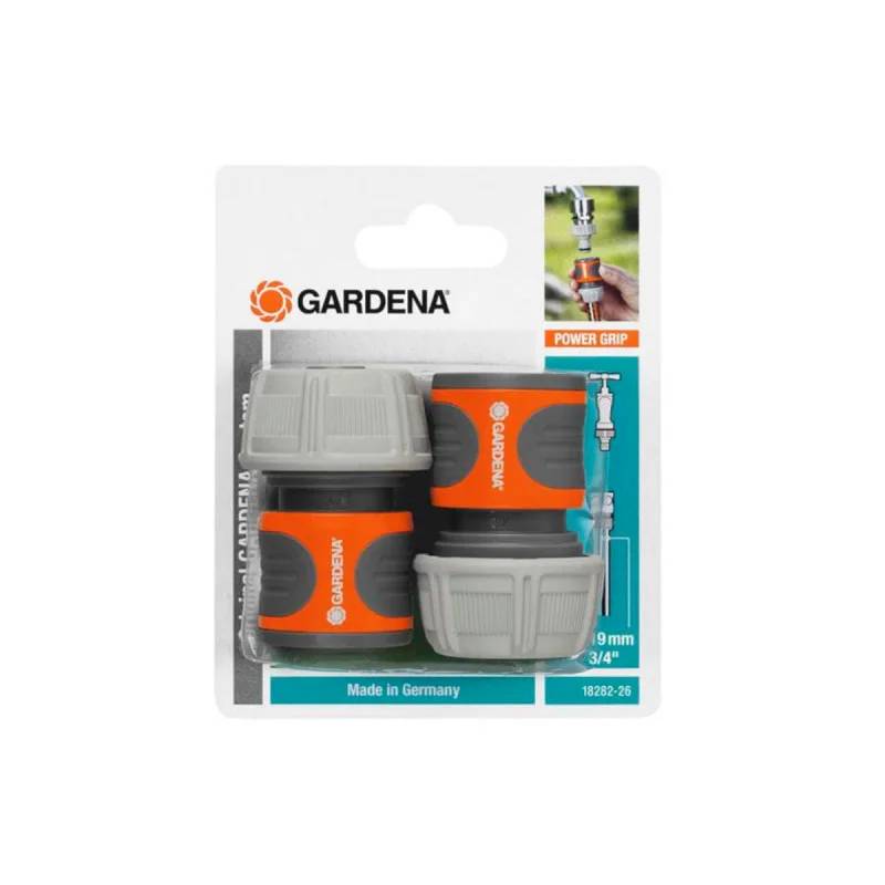 Gardena - Raccords rapides et Aquastop pour tuyau Ø19 mm - Gardena - Image 2