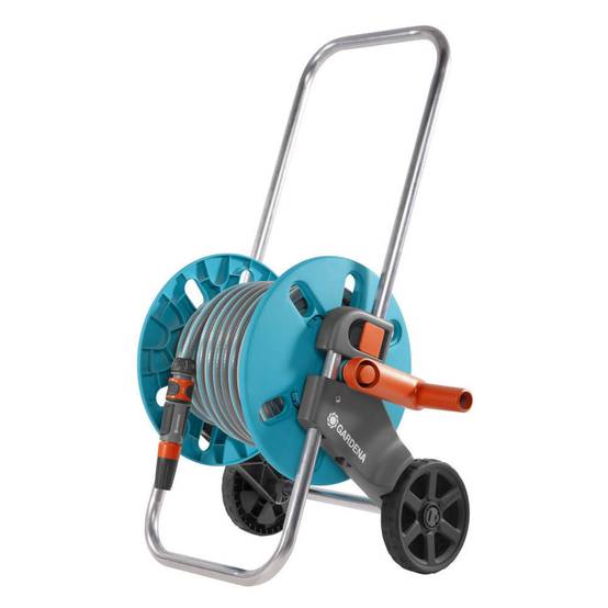 Gardena - Dévidoir de jardin Aquaroll S acier inoxydable avec tuyau L. 20 m – Gardena - Image 8