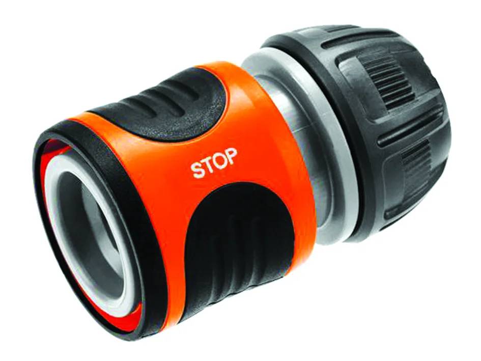 Gardena - Raccord Aquastop pour tuyau Ø 19 mm Orange/Noir - Gardena - Image 4