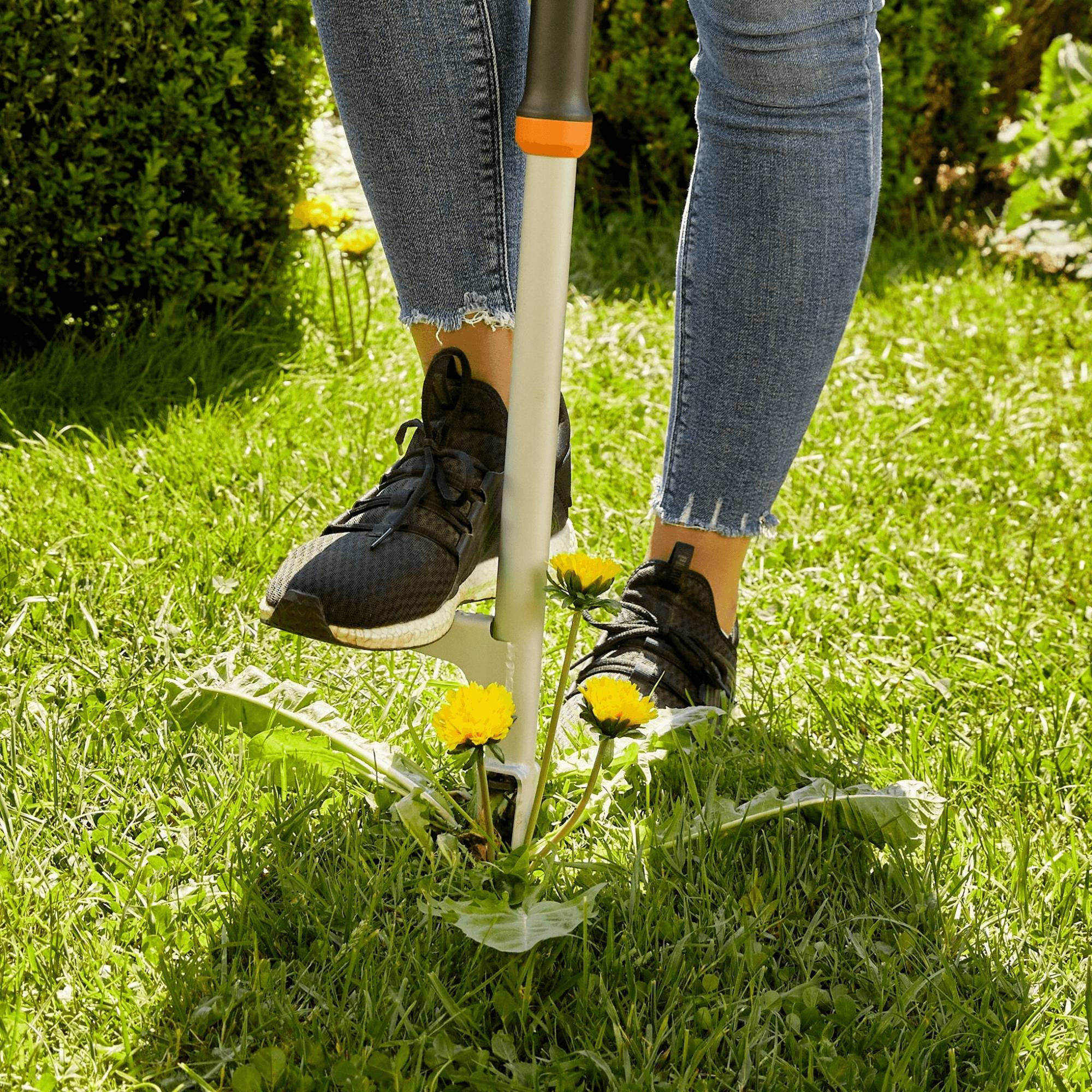 Desherbador manual metal plástico L 100 cm - GARDENA - Imagen 9