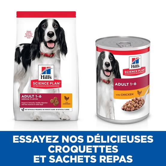 Science plan - Pâtée pour chien adulte au poulet légumes 370 g - Hill's Science Plan - Image 3