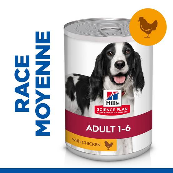 Science plan - Pâtée pour chien adulte au poulet légumes 370 g - Hill's Science Plan - Image 6