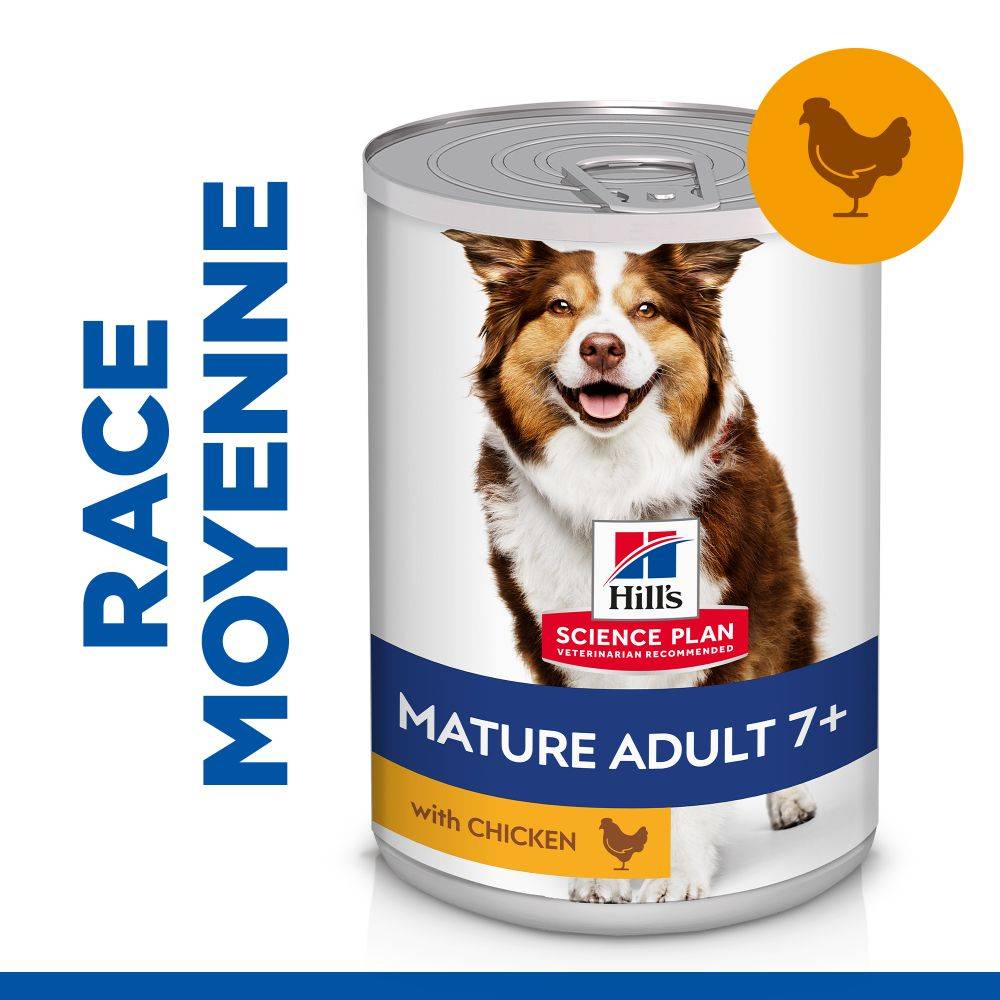 Science plan - Pâtée pour Chien Mature Adulte Poulet Boite 370g - Science Plan Hill's - Image 5