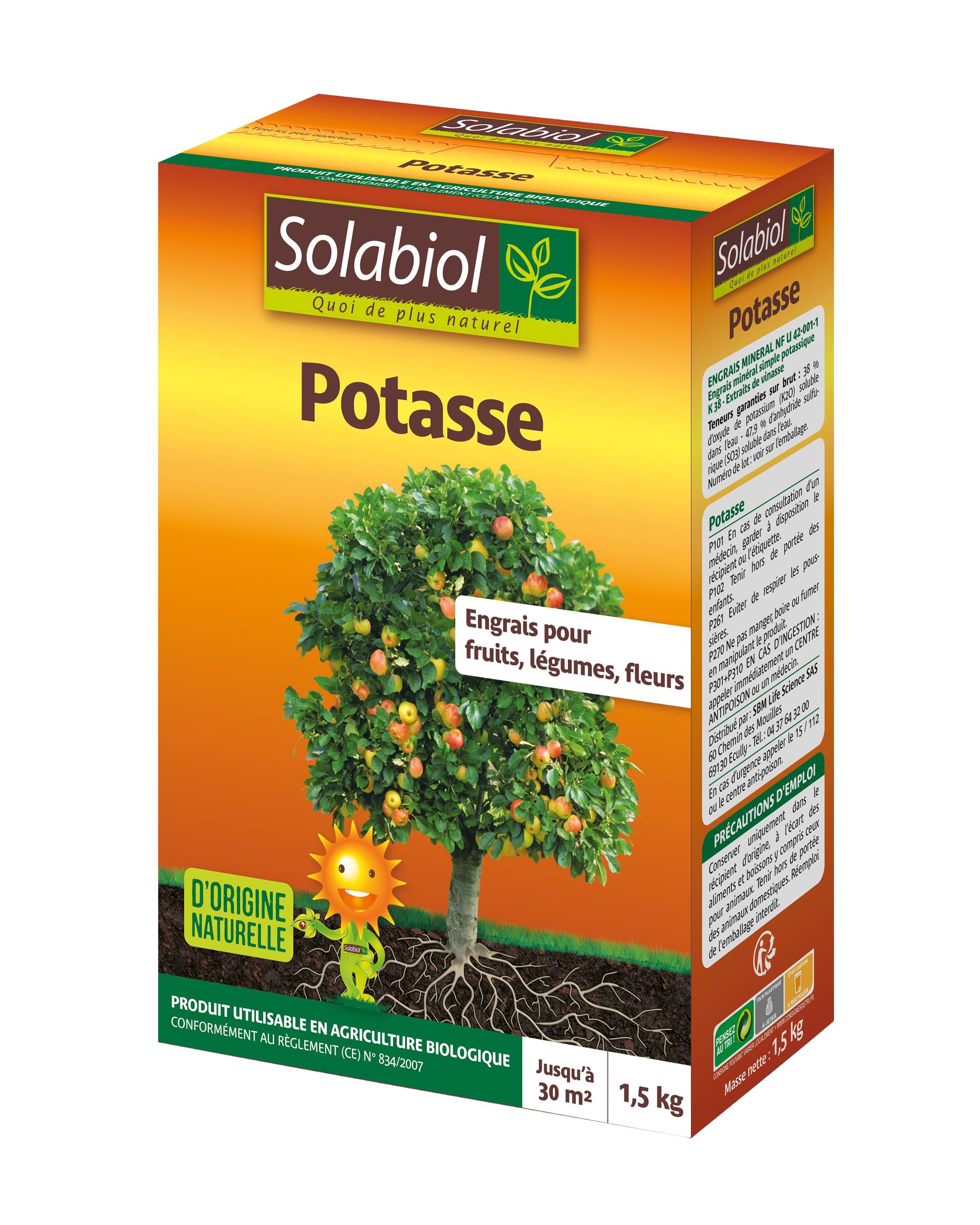 Solabiol - Engrais Poudre Fine 1,5 kg - SOLABIOL - Image 1