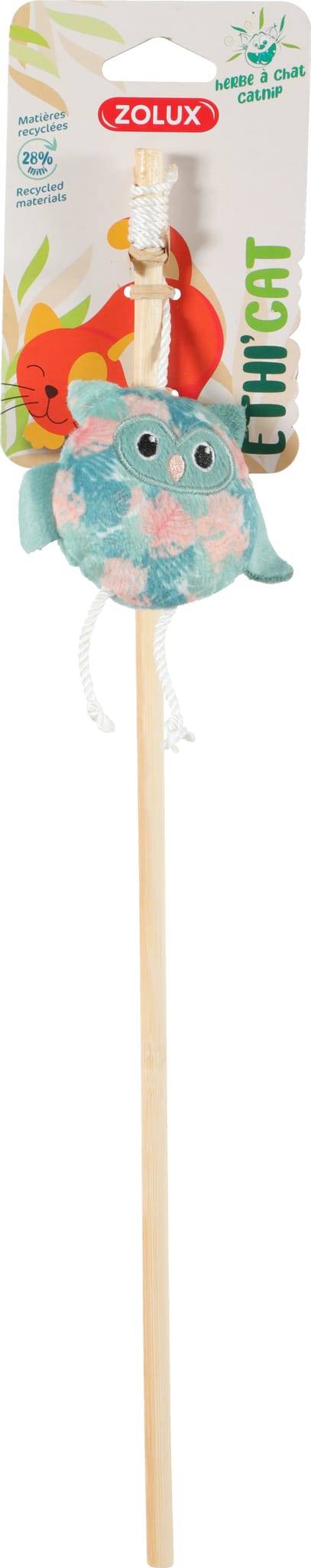 Zolux - Jouet Chat Canne à Pêche Hibou – ETHI'CAT