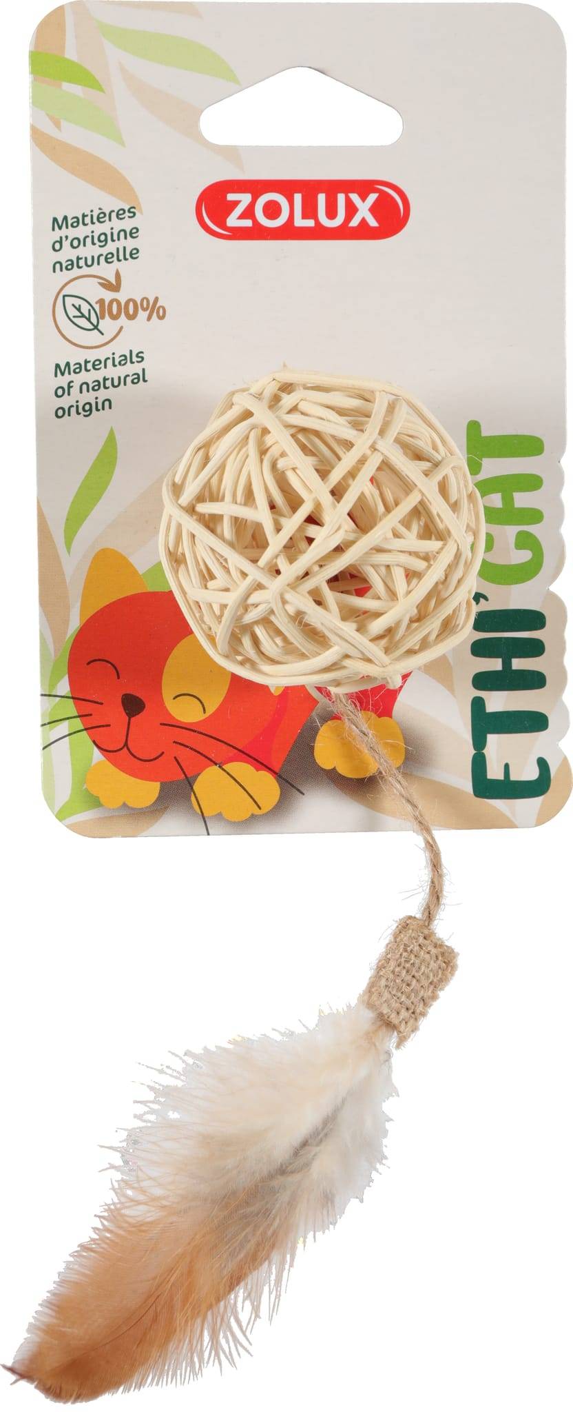 Zolux - Juguete Gato Ratán - ETHI'CAT