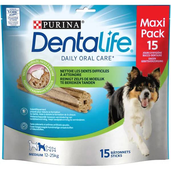 Dentalife - Sticks à mâcher moyen chien 15 x 345 g - Dentalife