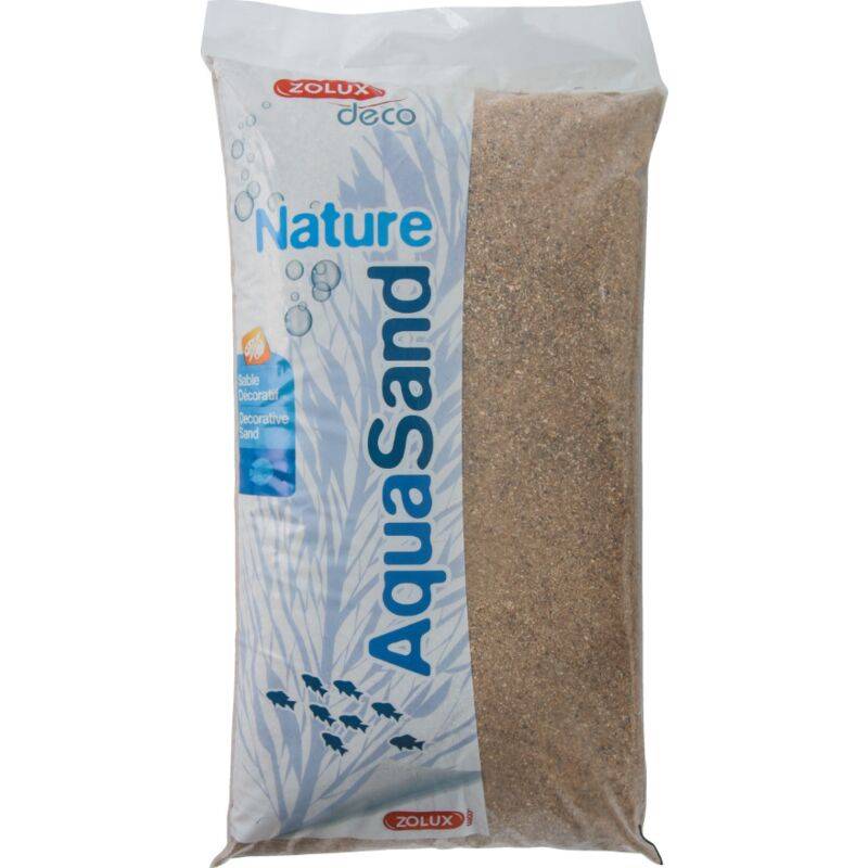 Suelo decorativo natural arena de río 1-4 mm 12 kg - ZOLUX - Imagen 1
