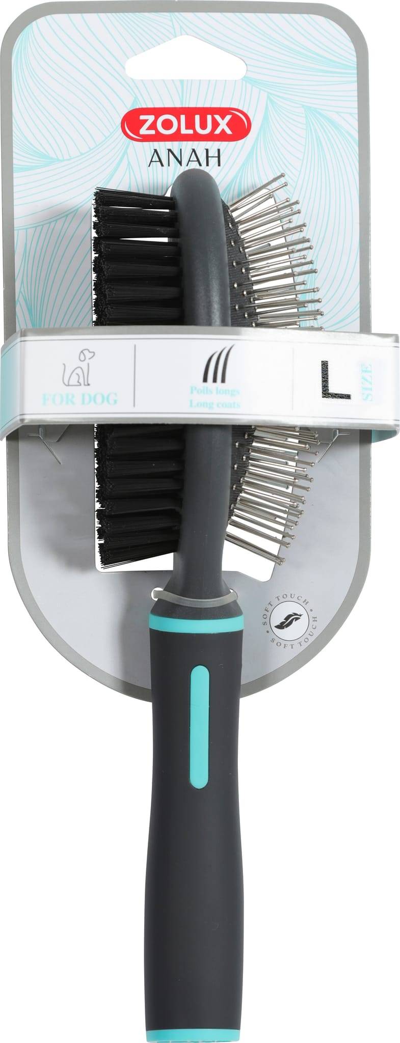 Zolux - Brosse Double Pour Chiens ZOLUX