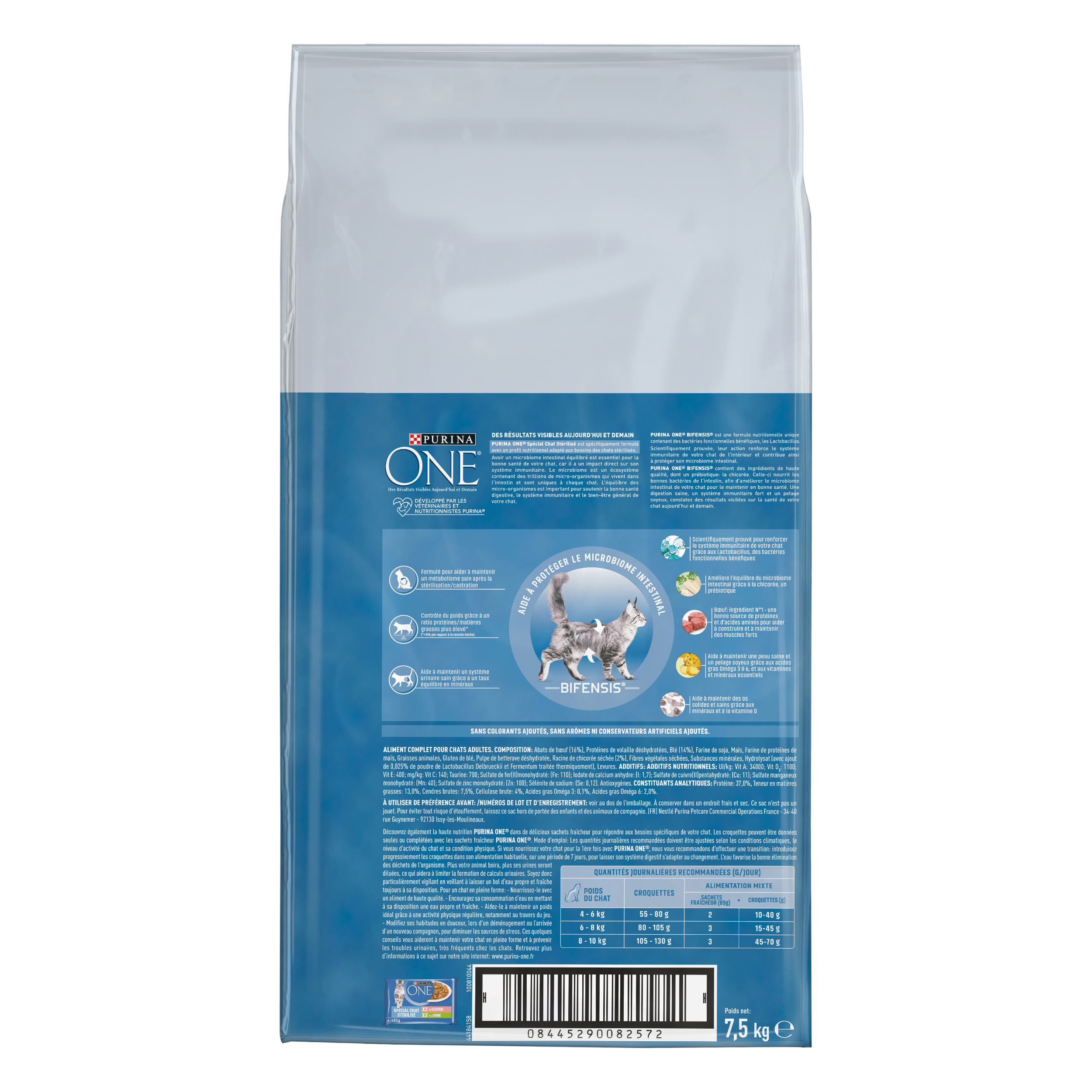 Purina One - Croquettes chat Adulte Stérilisé Bœuf 7,5 kg – PURINA ONE - Image 4