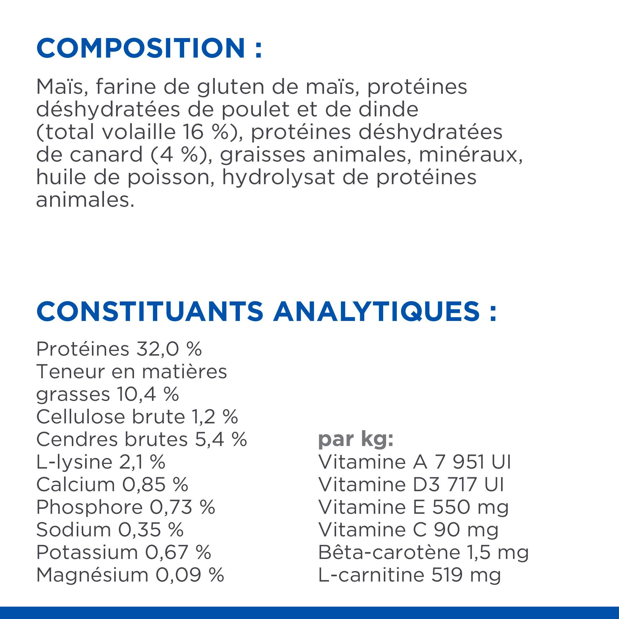 Science plan - Croquettes pour Chat  Sterilised Cat Canard 1,5kg - Science Plan Hill's - Imagen 3