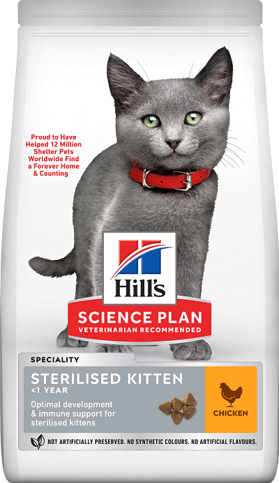 Science plan - Chat Kitten Sterilised Cat 1,5kg