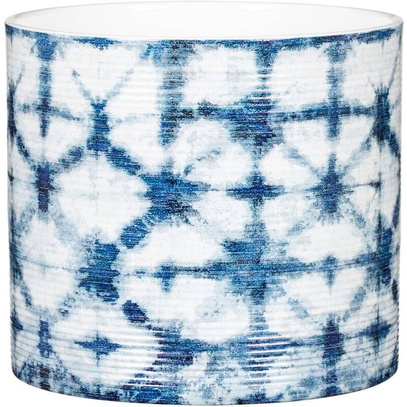Scheurich - Maceta tipo recto cerámica azul Ø19 cm H.17 cm - Decoroma - Imagen 2