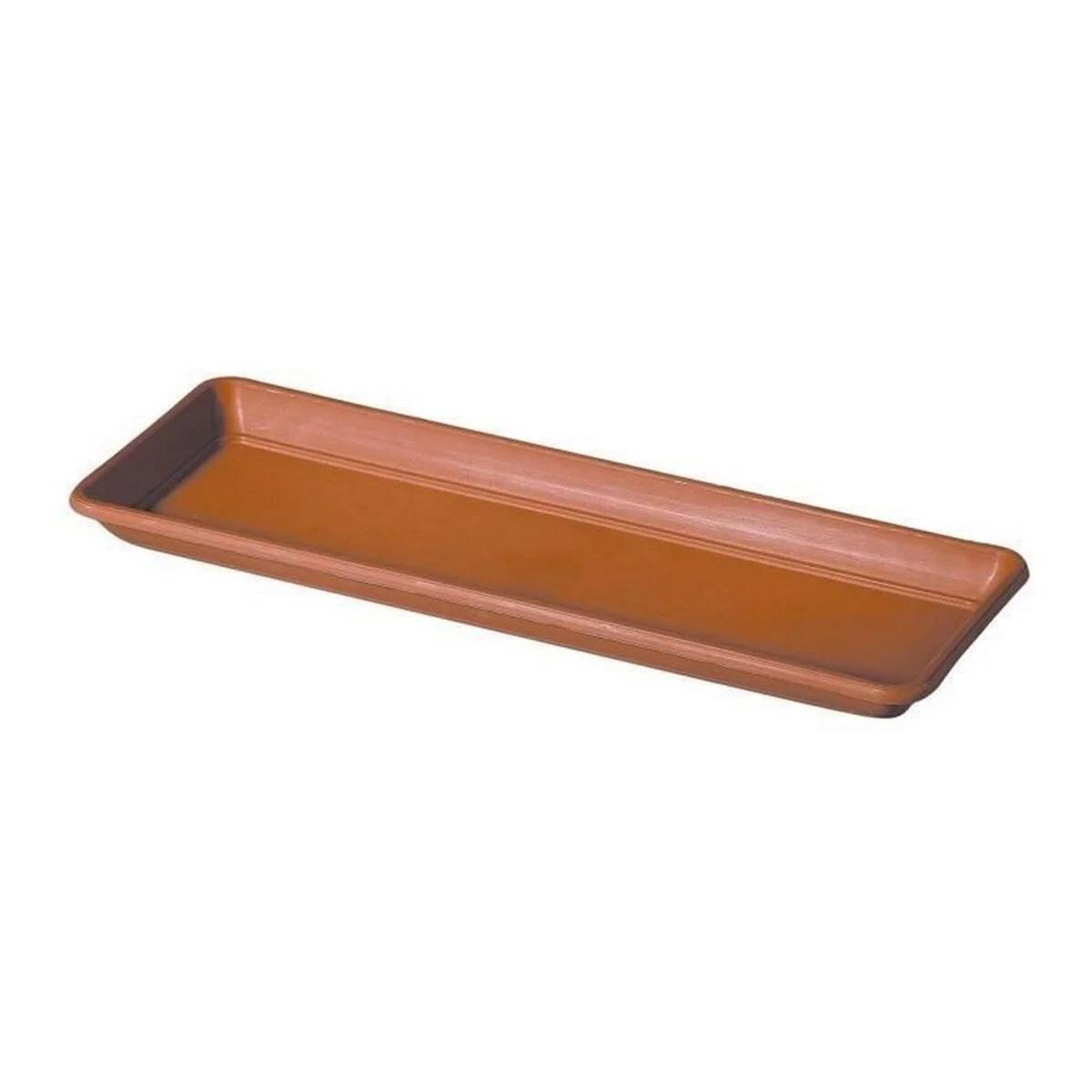 Plateau jardinière Day R terre cuite terre rouge L.60 cm - Deroma - Imagen 3