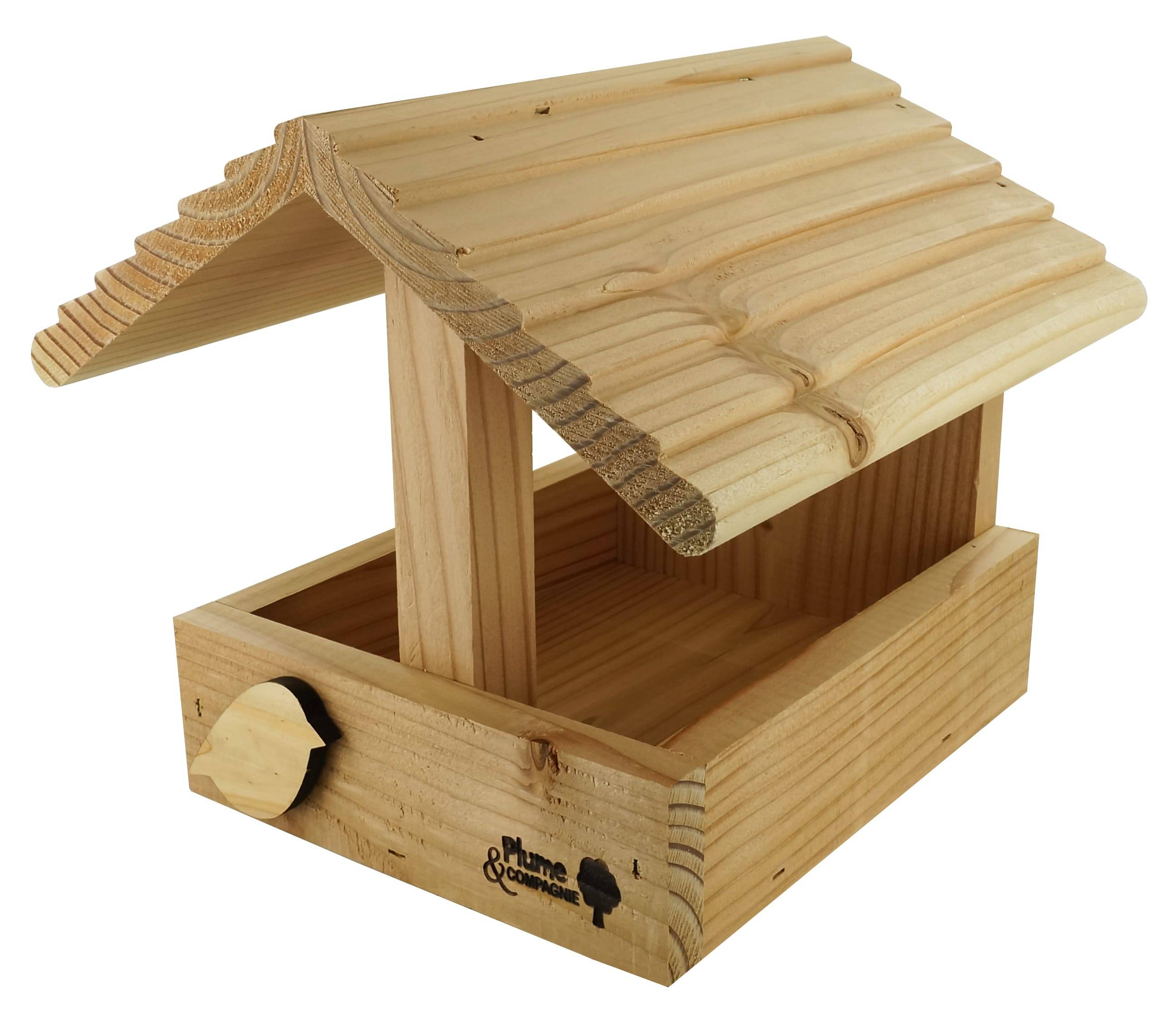 Plume & compagnie - Plume & Compagnie - Mangeoire en pin Douglas