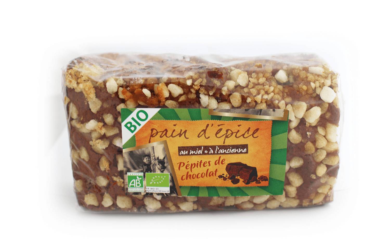 Finabeil - Finabeil - Pain d'épice Ancienne Bio Chocolat 500 g