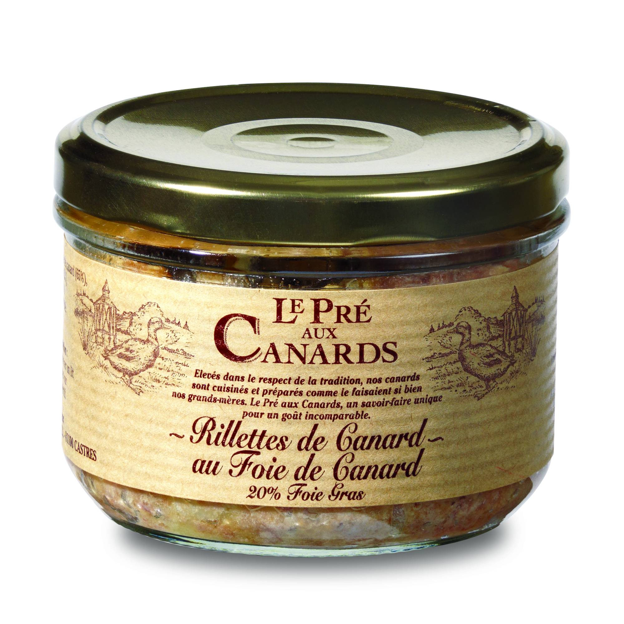 Pre aux Canards - Rillettes de Pato con Foie de Pato - LE PRÉ AUX CANARDS