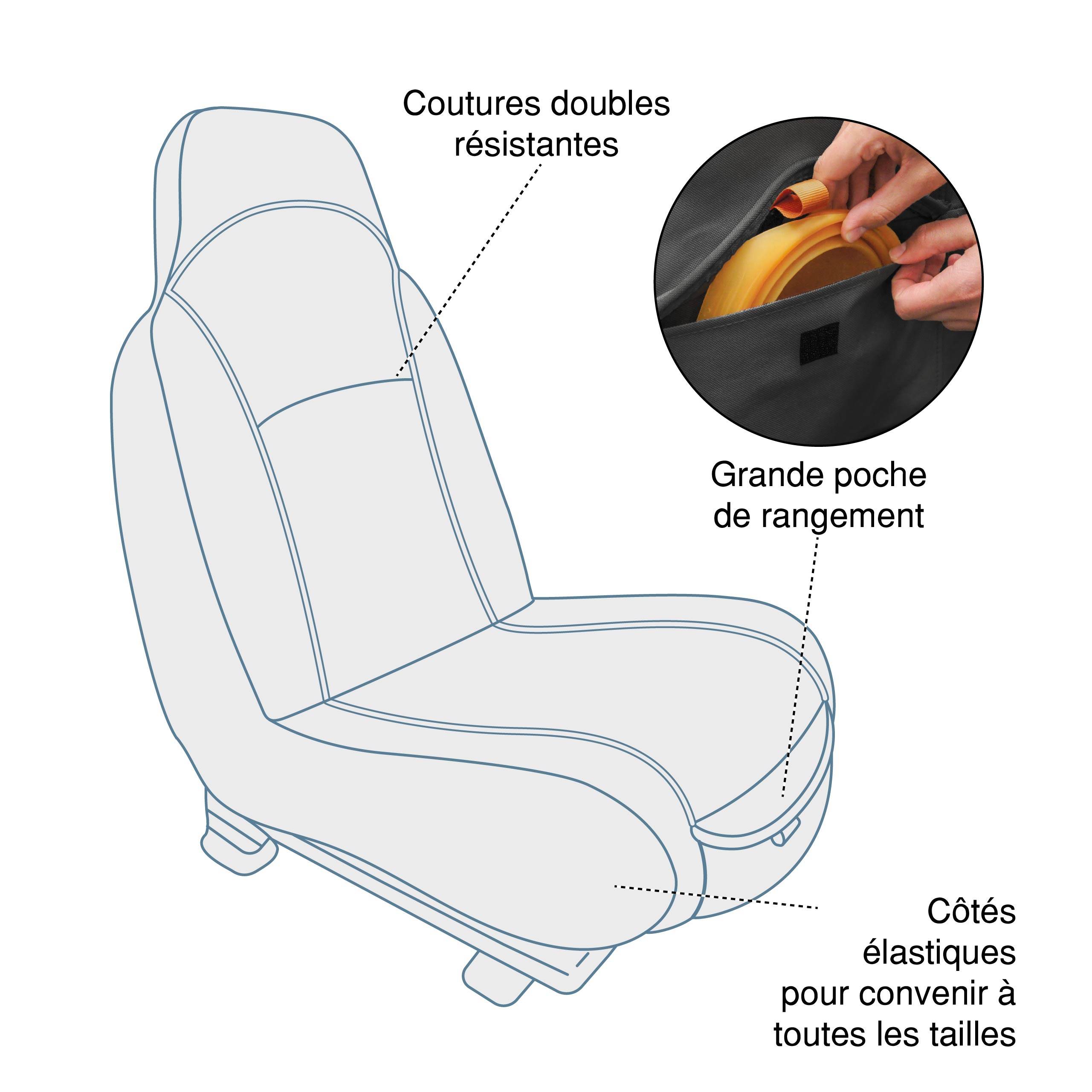 Kurgo - Kurgo - Funda de asiento Copilot - L.18 x l.7 x H.33 cm - Imagen 7
