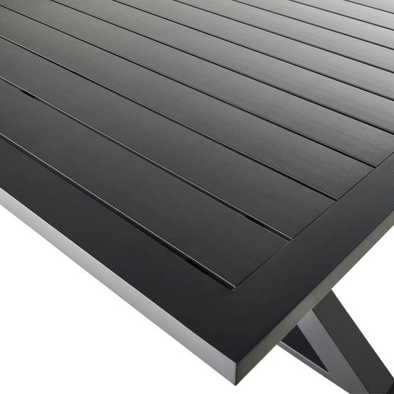 Ecloz - Table de jardin rectangulaire extensible 8 Pers. Anthracite - ECLOZ - Image 4