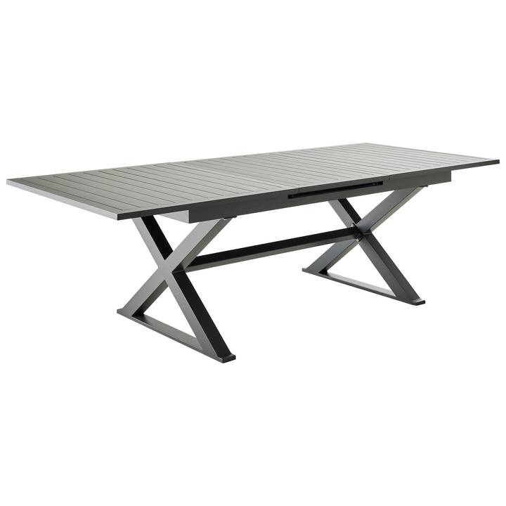 Ecloz - Table de jardin rectangulaire extensible 8 Pers. Anthracite - ECLOZ - Image 1