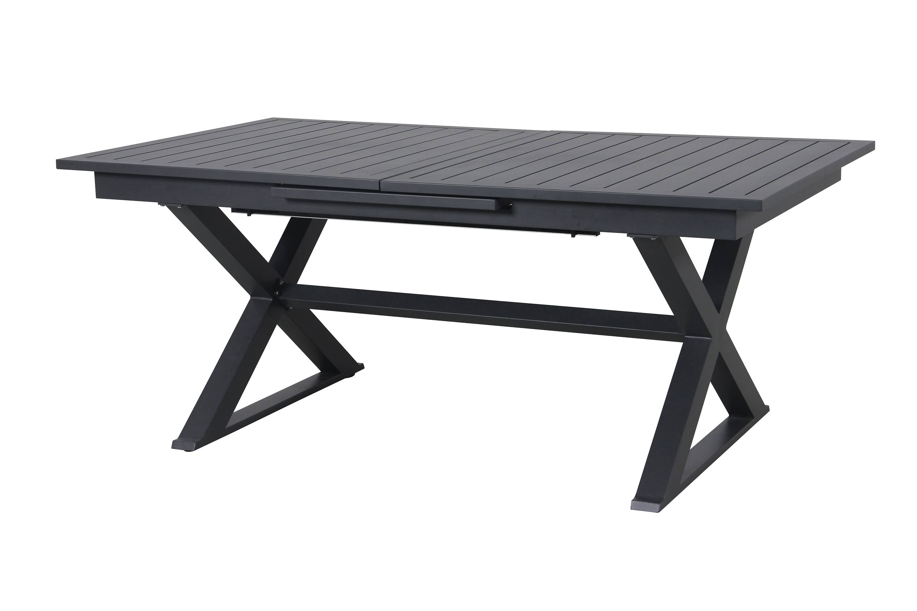 Ecloz - Table de jardin rectangulaire extensible 8 Pers. Anthracite - ECLOZ - Image 12