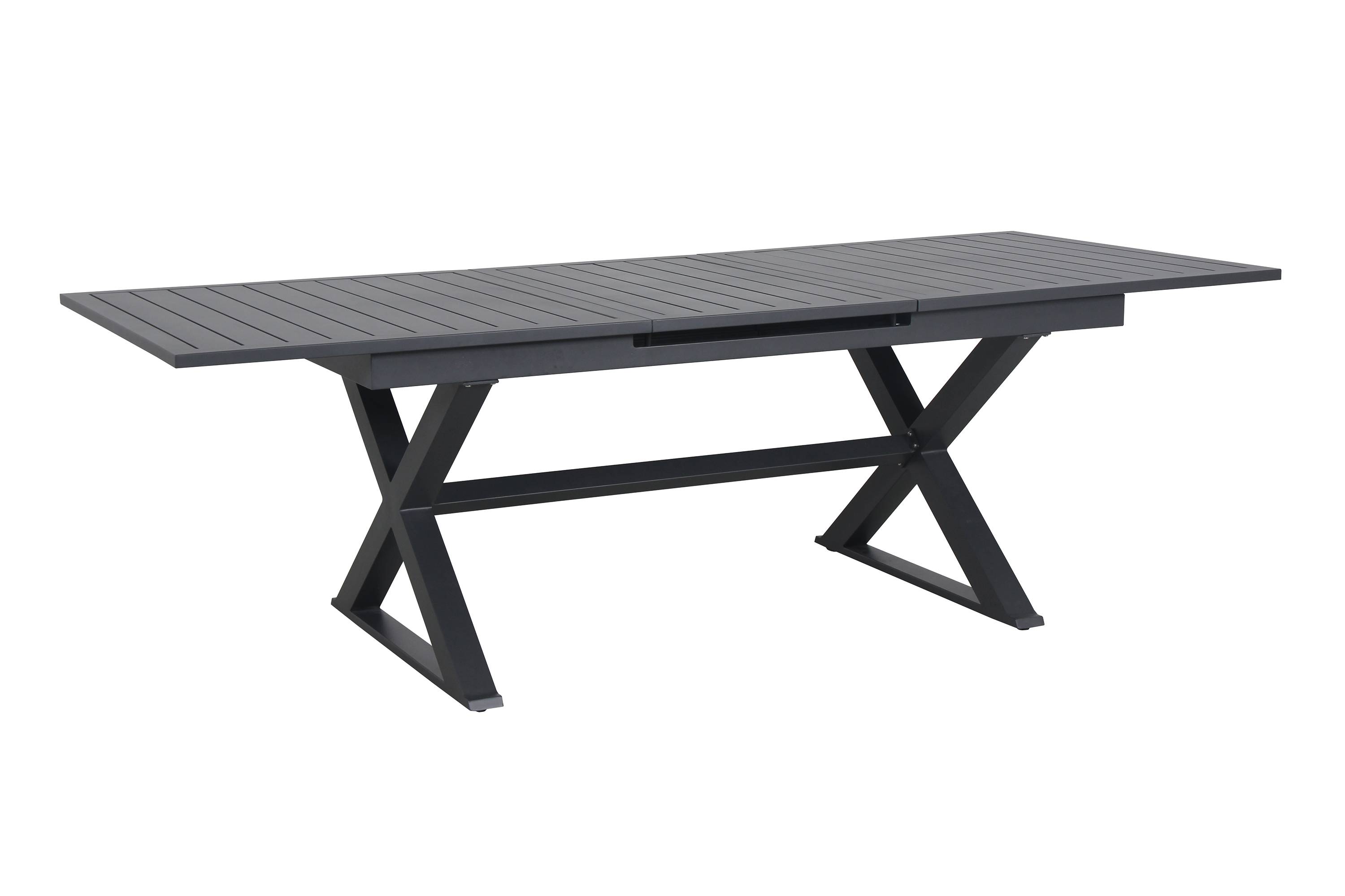 Ecloz - Table de jardin rectangulaire extensible 8 Pers. Anthracite - ECLOZ - Image 11