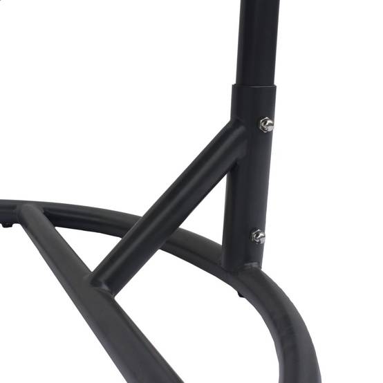 Ecloz - Fauteuil oeuf suspendu de jardin acier cordage anthracite Poket ECLOZ - Image 2