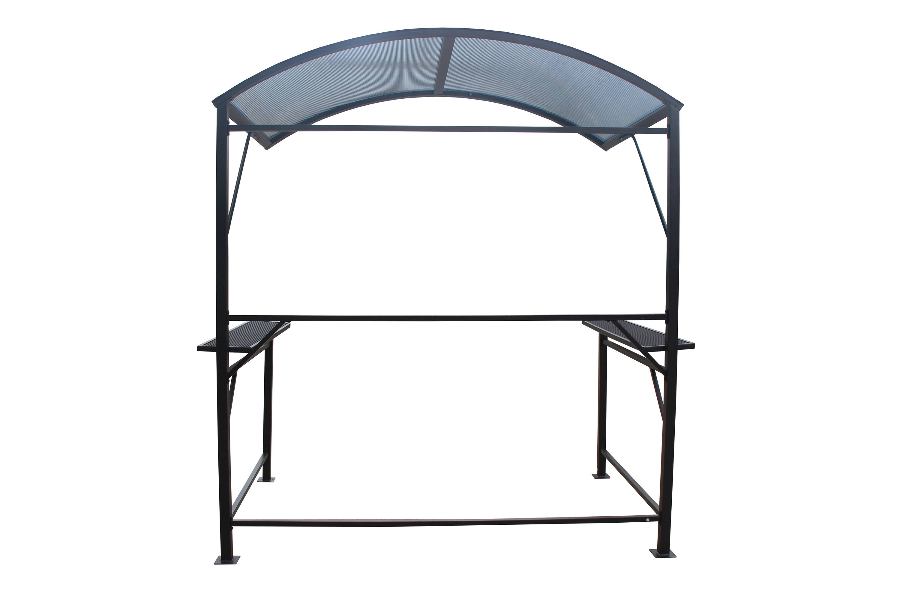 Ecloz - Abri carport barbecue acier polycarbonate - ECLOZ - Imagen 9
