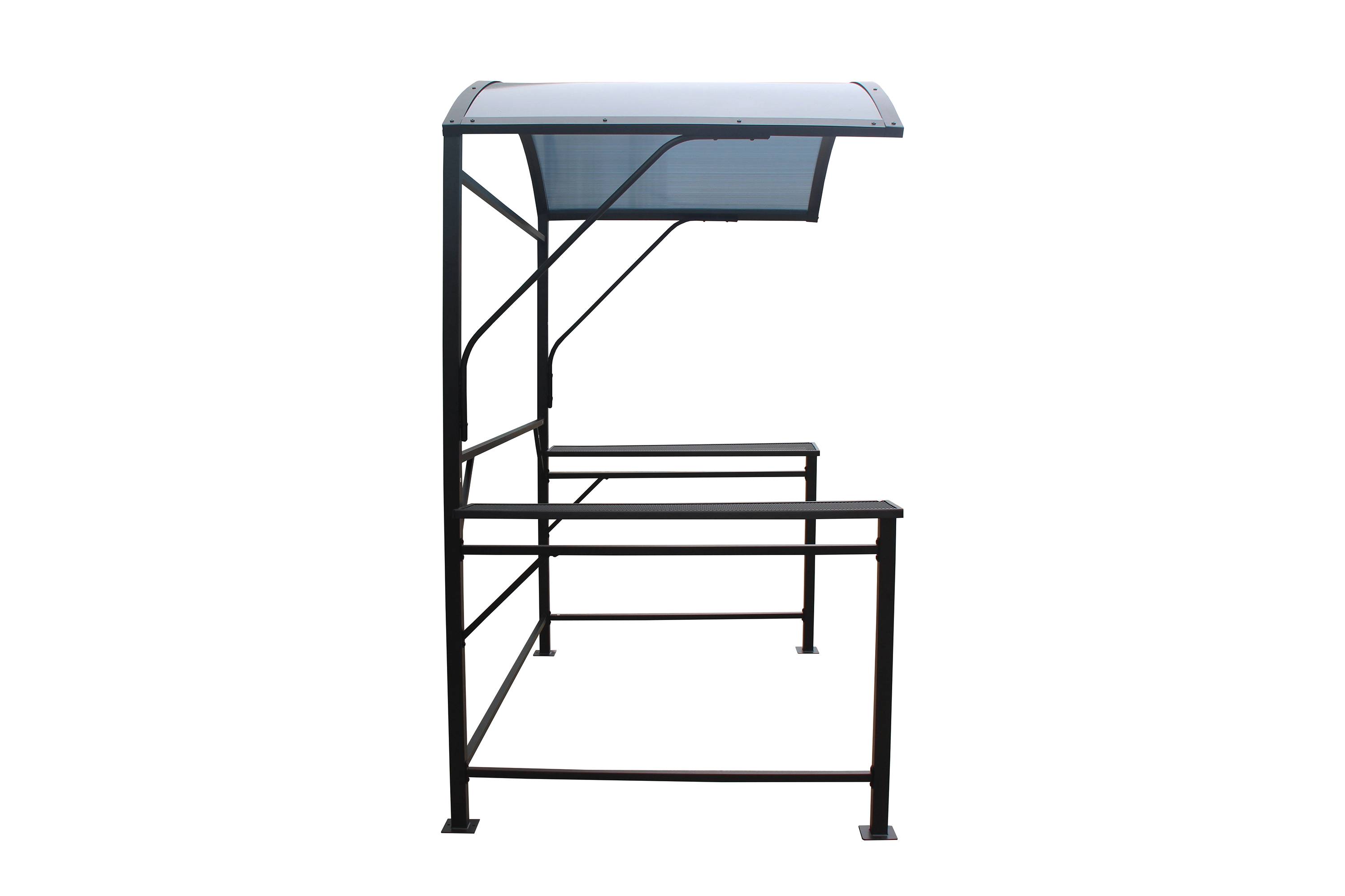 Ecloz - Abri carport barbecue acier polycarbonate - ECLOZ - Imagen 8
