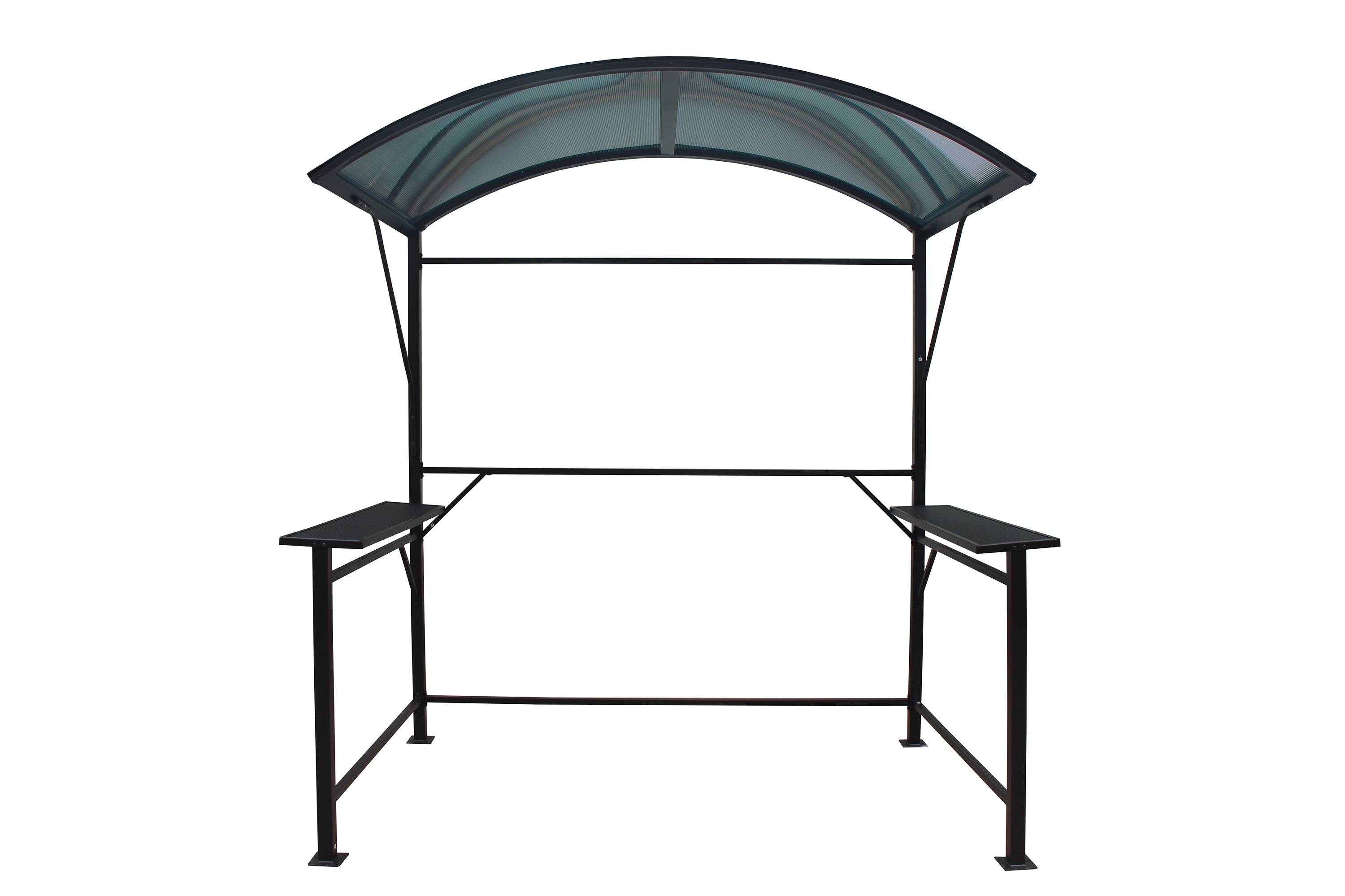 Ecloz - Abri carport barbecue acier polycarbonate - ECLOZ - Imagen 7