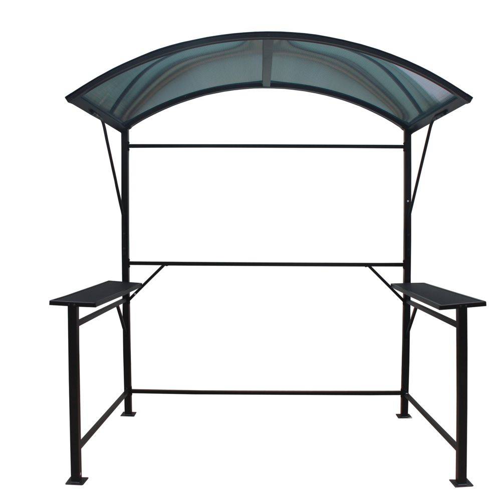 Ecloz - Abri carport barbecue acier polycarbonate - ECLOZ - Imagen 1