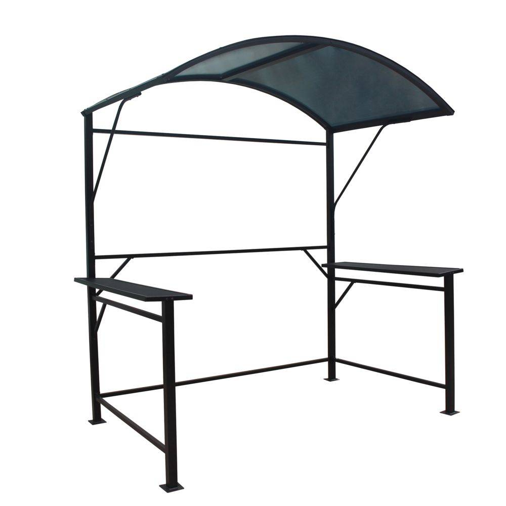 Ecloz - Abri carport barbecue acier polycarbonate - ECLOZ - Imagen 2