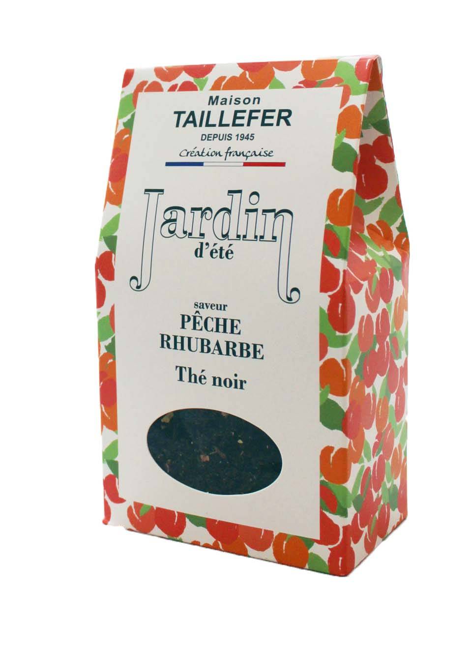 Maison Taillefer - Maison Taillefer - Thé noir saveur Pêche rubarbe 60 g - Image 2