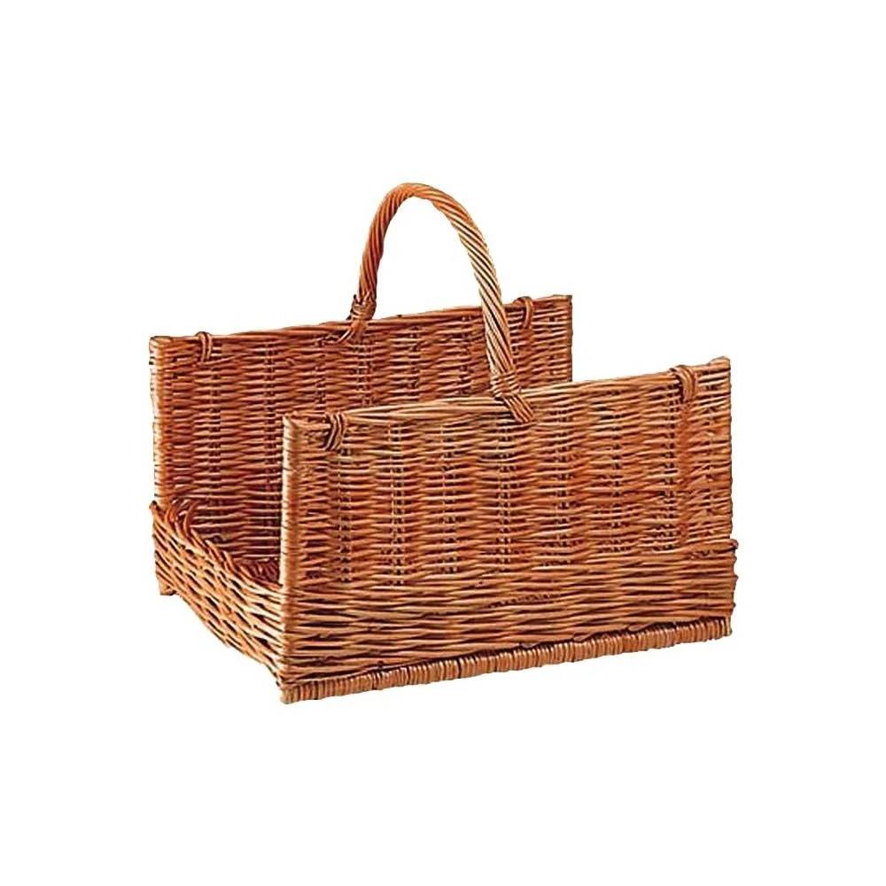 Panier à bûches osier buff H 50 cm L 50 cm – AUBRY GASPARD - Image 4