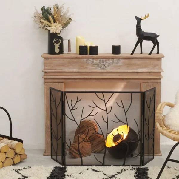 Pare-feu Fer Forgé Noir – AUBRY GASPARD - Imagen 2
