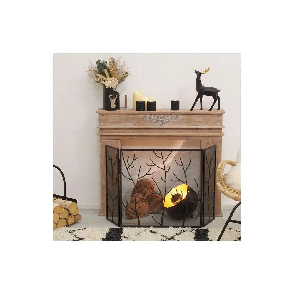 Pare-feu Fer Forgé Noir – AUBRY GASPARD - Imagen 4